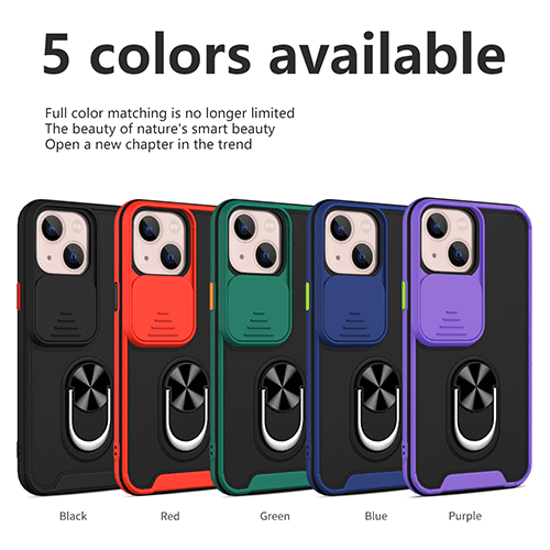 Slayt Kamera Kılıfı Halka Tutuculu Telefon Kılıfı